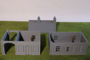 French Row House (SME) 1 | 1/32 (54mm)–1/56 (28mm) Diorama Terrain