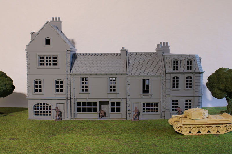 Normandy Commercial Passage Set | 1/32 (54mm)–1/56 (28mm) Diorama Terrain