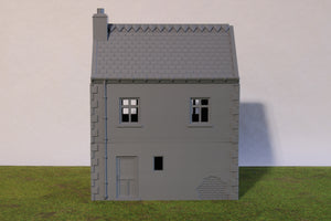 French Commercial Row House #1 | 1/32 (54mm)–1/56 (28mm) Diorama Terrain