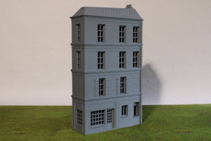 Caen Corner Buildings Set | 1/32 (54mm)–1/56 (28mm) Diorama Terrain
