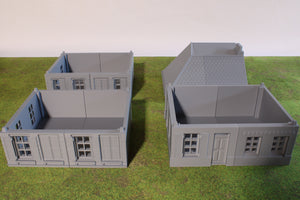 Caen Corner Building 3 - Normandy Urban Scenery | 1/32 (54mm)–1/56 (28mm) Diorama Terrain
