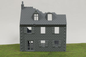 Normandy French Village Set (Volume 1) Destroyed | 1/32 (54mm)–1/56 (28mm) Diorama Terrain