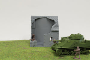 Normandy French Shed 1 (Volume 1) Destroyed | 1/32 (54mm)–1/56 (28mm) Diorama Terrain