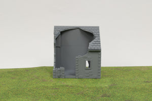 Normandy French Shed 1 (Volume 1) Destroyed | 1/32 (54mm)–1/56 (28mm) Diorama Terrain