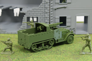 M3 GMC (Gun Motor Carriage) — WWII American Self-Propelled Gun | 1/32 (54mm)–1/56 (28mm) Scale Model