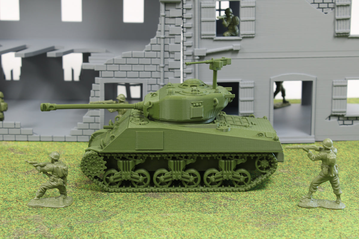 M4A4(76) Sherman — WWII American Tank | 1/32 (54mm)–1/56 (28mm) Scale Model