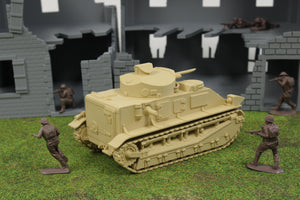 Vickers Medium Mk II — WWII British Tank | 1/32 (54mm)–1/56 (28mm) Scale Model