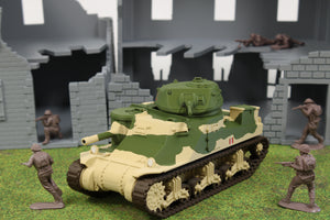 M3 Grant/M3 Lee (MULTICOLORED) — WWII British/American Tank | 1/32 (54mm)–1/56 (28mm) Scale Model