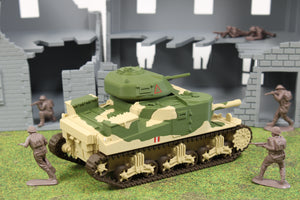 M3 Grant/M3 Lee (MULTICOLORED) — WWII British/American Tank | 1/32 (54mm)–1/56 (28mm) Scale Model