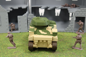 M3 Grant/M3 Lee (MULTICOLORED) — WWII British/American Tank | 1/32 (54mm)–1/56 (28mm) Scale Model