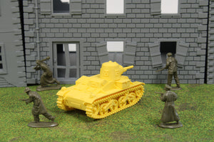 Vickers T-15 — WWII Belgian Light Tank | 1/32 (54mm)–1/56 (28mm) Scale Model