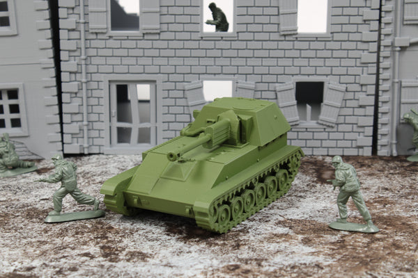 SU76 — WWII Soviet Self-Propelled Gun | 1/32 (54mm)–1/56 (28mm) Scale Model