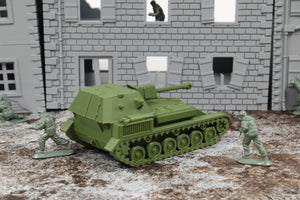 SU76 — WWII Soviet Self-Propelled Gun | 1/32 (54mm)–1/56 (28mm) Scale Model