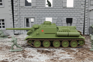 SU85 (MULTICOLORED) — WWII Soviet Tank Destroyer | 1/32 (54mm)–1/56 (28mm) Scale Model