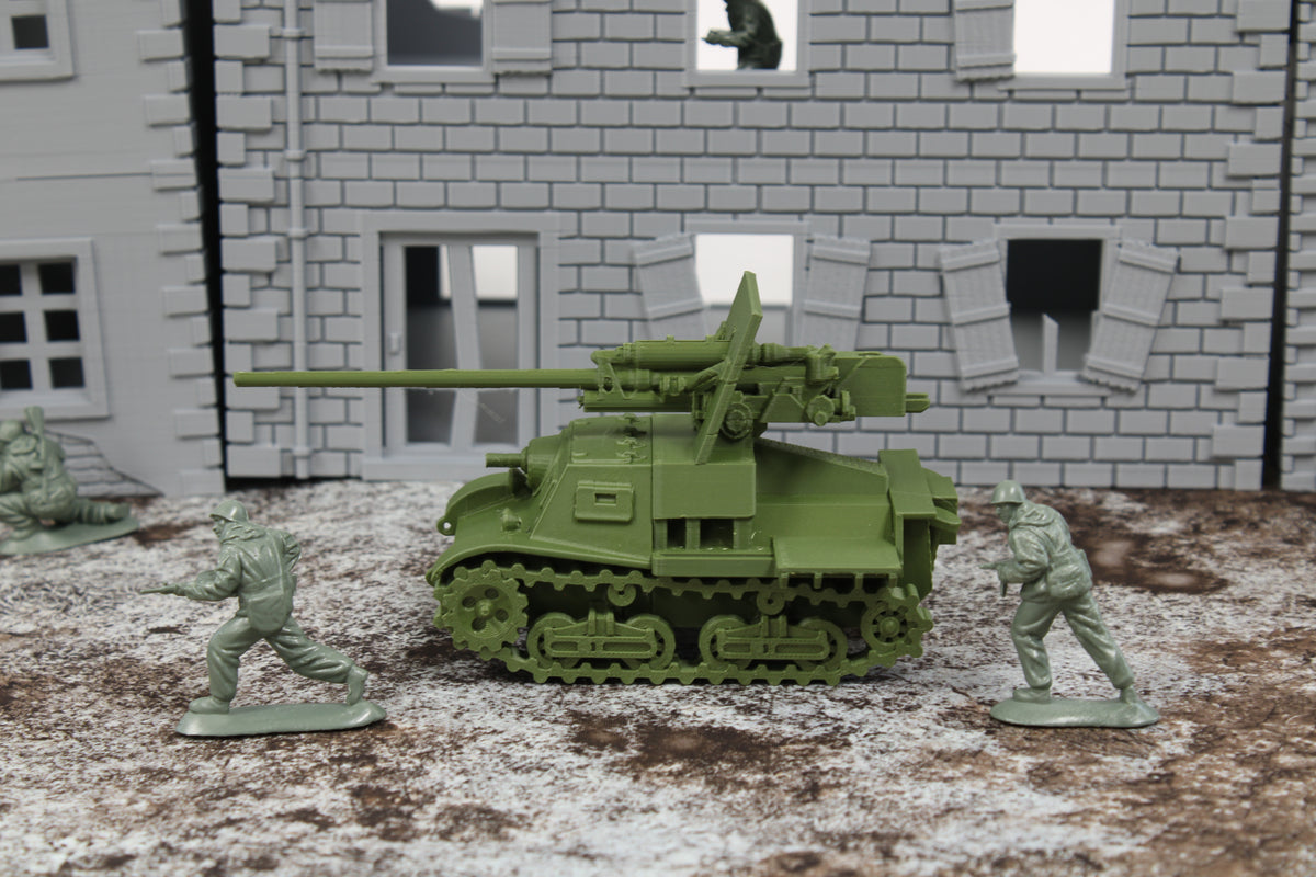 ZiS-30 — WWII Soviet Self-Propelled Anti-Tank Gun | 1/32 (54mm)–1/56 (28mm) Scale Model