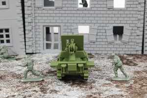 ZiS-30 — WWII Soviet Self-Propelled Anti-Tank Gun | 1/32 (54mm)–1/56 (28mm) Scale Model