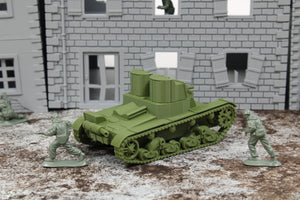 Early T26 (Vickers 6 Ton) — WWII Soviet/British Tank | 1/32 (54mm)–1/56 (28mm) Scale Model