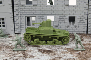 Early T26 (Vickers 6 Ton) — WWII Soviet/British Tank | 1/32 (54mm)–1/56 (28mm) Scale Model