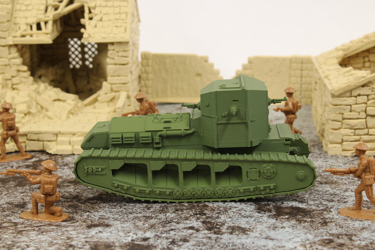 Mark A "Whippet" — WWI British Tank | 1/32 (54mm)–1/56 (28mm) Scale Model