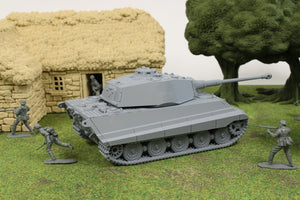 Tiger II "King Tiger" — WWII German Tank | 1/32 (54mm)–1/56 (28mm) Scale Model