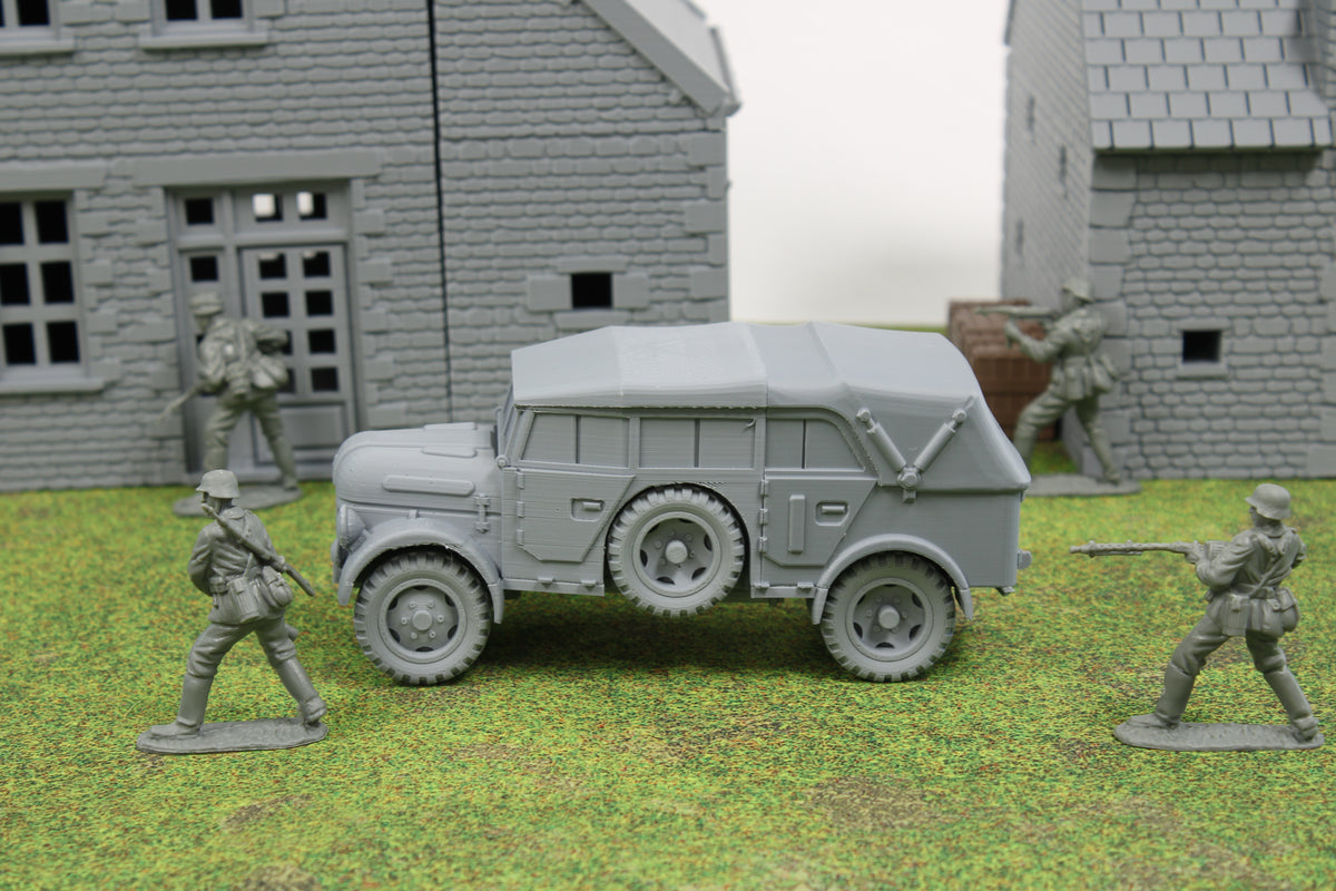 Steyr 1500a — WWII German Car | 1/32 (54mm)–1/56 (28mm) Scale Model