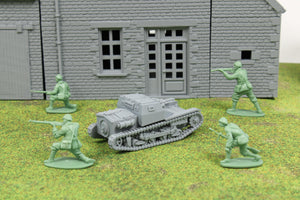 CV33 L3/33 — WWII Italian Tankette | 1/32 (54mm)–1/56 (28mm) Scale Model