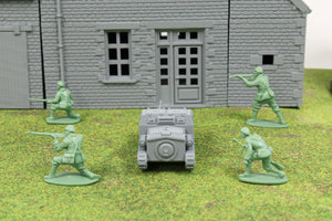 CV33 L3/33 — WWII Italian Tankette | 1/32 (54mm)–1/56 (28mm) Scale Model