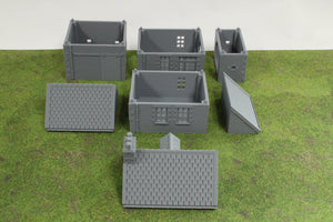 Normandy French Farmhouse | 1/32 (54mm)–1/56 (28mm) Diorama Terrain