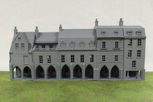 Carentan Medieval Arcades Building D | 1/32 (54mm)–1/56 (28mm) Diorama Terrain