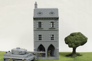 Carentan Medieval Arcades Building D | 1/32 (54mm)–1/56 (28mm) Diorama Terrain
