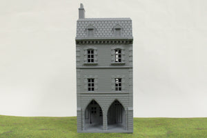 Carentan Medieval Arcades Building D | 1/32 (54mm)–1/56 (28mm) Diorama Terrain