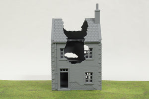 Normandy French House 7 (Volume 2) Destroyed | 1/32 (54mm)–1/56 (28mm) Diorama Terrain