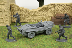 Schwimmwagen — WWII German Amphibious Vehicle | 1/32 (54mm)–1/56 (28mm) Scale Model
