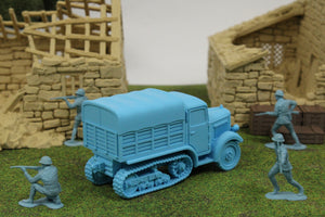Unic P107 — WWII French Halftrack | 1/32 (54mm)–1/56 (28mm) Scale Model
