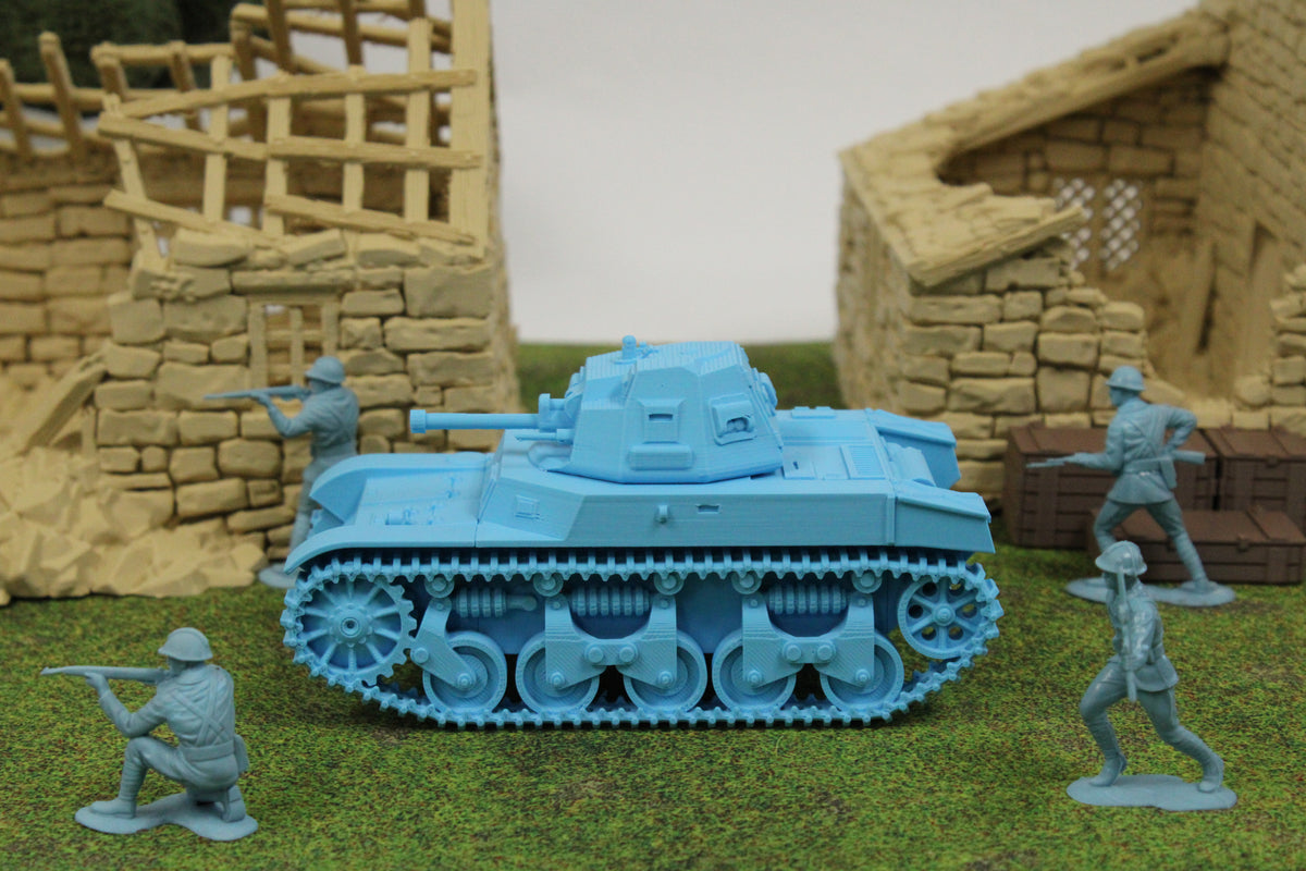 AMC 35 — WWII French Tank | 1/32 (54mm)–1/56 (28mm) Scale Model