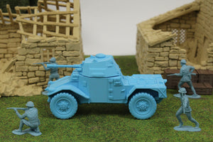 Panhard 178 — WWII French Armored Car | 1/32 (54mm)–1/56 (28mm) Scale Model