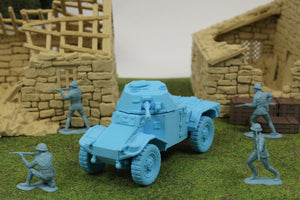 Panhard 178 — WWII French Armored Car | 1/32 (54mm)–1/56 (28mm) Scale Model