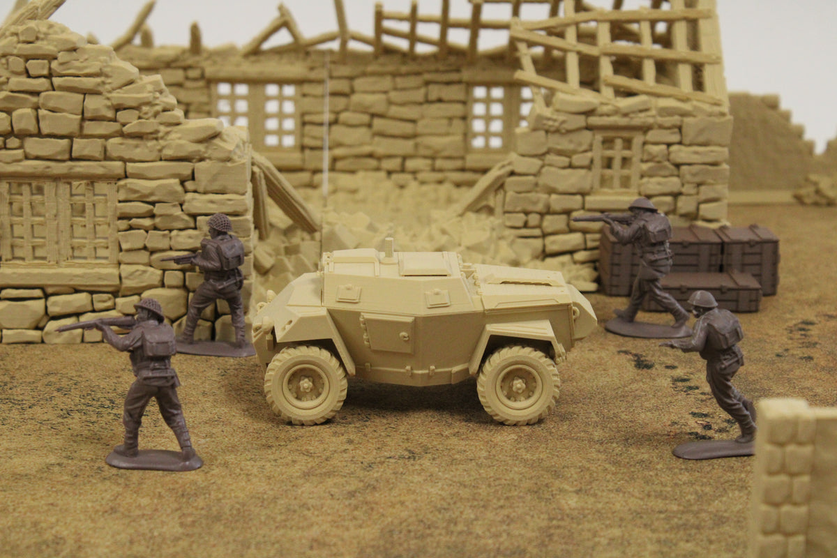 Humber WWII British Armored Car | 1/32 (54mm)–1/56 (28mm) Scale Model