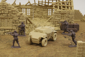 Humber WWII British Armored Car | 1/32 (54mm)–1/56 (28mm) Scale Model