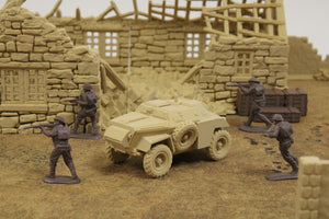 Humber WWII British Armored Car | 1/32 (54mm)–1/56 (28mm) Scale Model