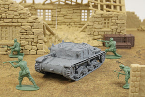 M41 Carro Commando WWII Italian Tank | 1/32 (54mm)–1/56 (28mm) Scale Model