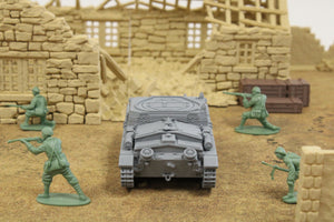 M41 Carro Commando WWII Italian Tank | 1/32 (54mm)–1/56 (28mm) Scale Model