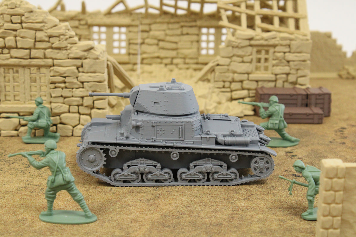 Carro Armato M13/40 WWII Italian Tank | 1/32 (54mm)–1/56 (28mm) Scale Model
