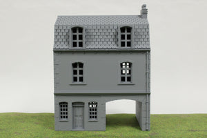 Normandy Row Houses V4 | 1/32 (54mm)–1/56 (28mm) Diorama Terrain