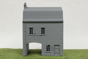 Normandy Row Houses V4 Cottage #3 | 1/32 (54mm)–1/56 (28mm) Diorama Terrain