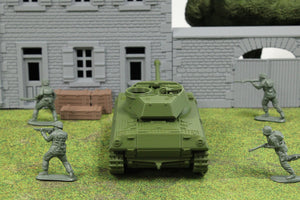 M18 Hellcat — WWII American Tank Destroyer | 1/32 (54mm)–1/56 (28mm) Scale Model