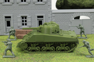 M4A4 Sherman — WWII American Tank | 1/32 (54mm)–1/56 (28mm) Scale Model