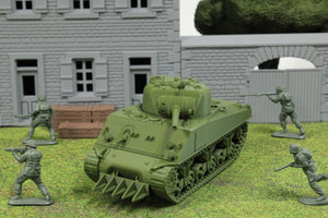 M4A4 Sherman — WWII American Tank | 1/32 (54mm)–1/56 (28mm) Scale Model