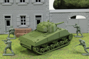 M4A4 Sherman — WWII American Tank | 1/32 (54mm)–1/56 (28mm) Scale Model