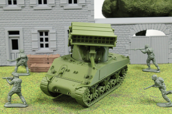M4A4 Sherman Whizbang 3D printed military model – War Prints view 2